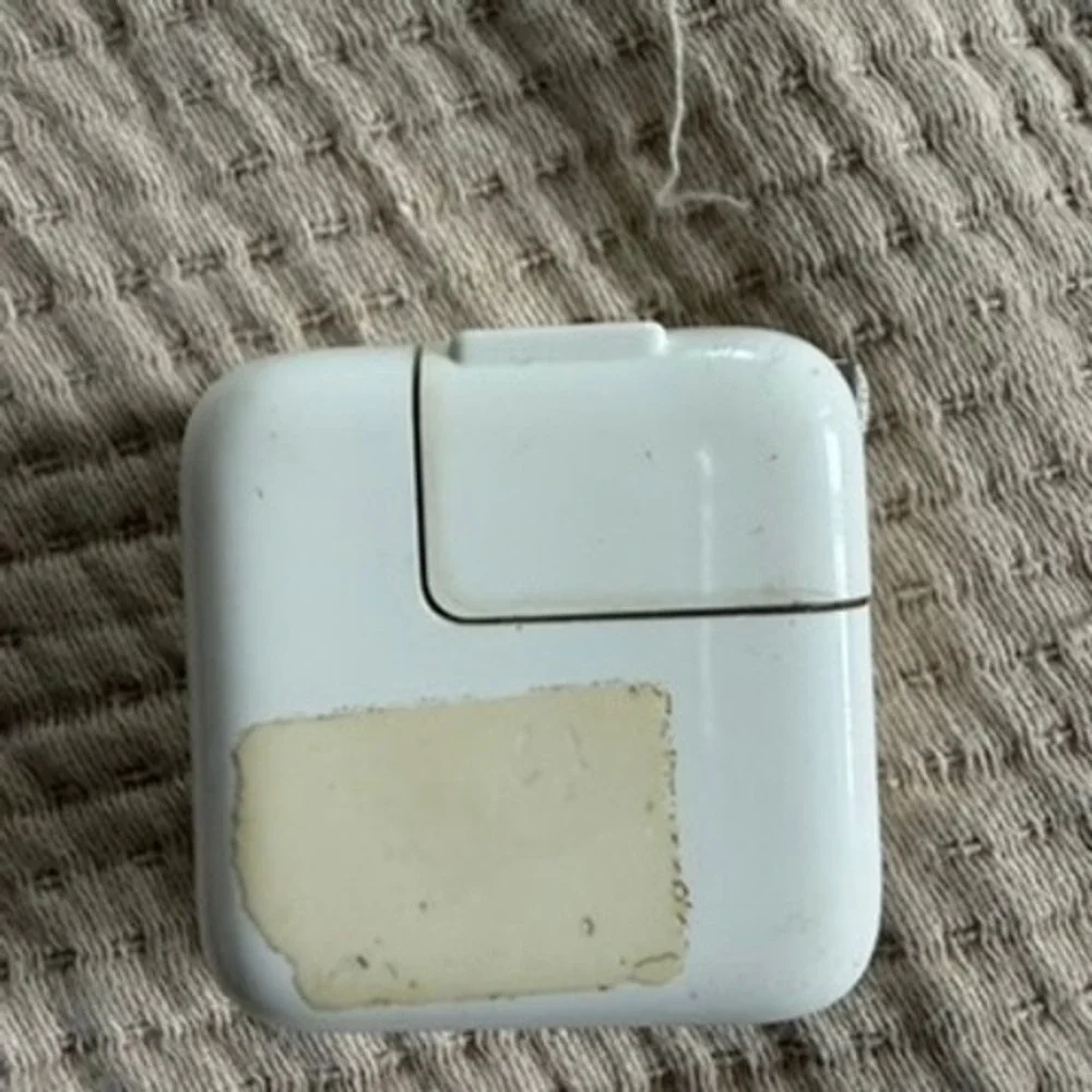 Apple 12W USB Power Adapter A1401 White USB-A Folding Prong Wall Charger OEM